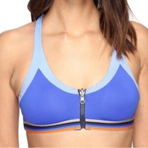 Maaji Blue and Yellow Bikini with Front Zipper